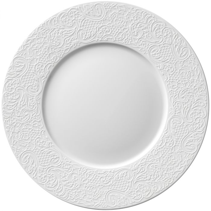 Round dinner plate 28 cm Degrenne L Couture Collection